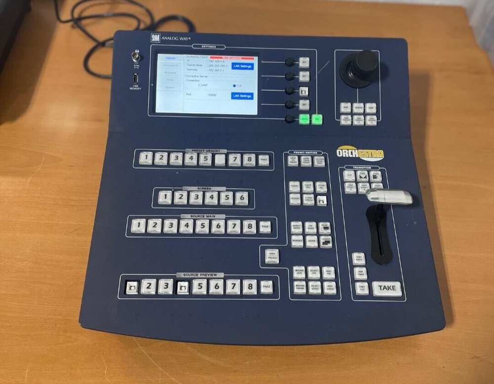 Analog Way ORC50 Orchestra Multi-Screen Touch Event Controller LCD