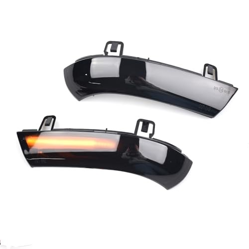 Side Mirror Turn Signal Indicator Dynamic Sequential LED Light for VW Black