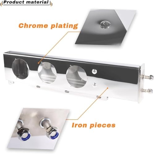 2 Pack Stainless Steel Straight Spring Loaded Mud Flap Hanger Bracket Mudflap