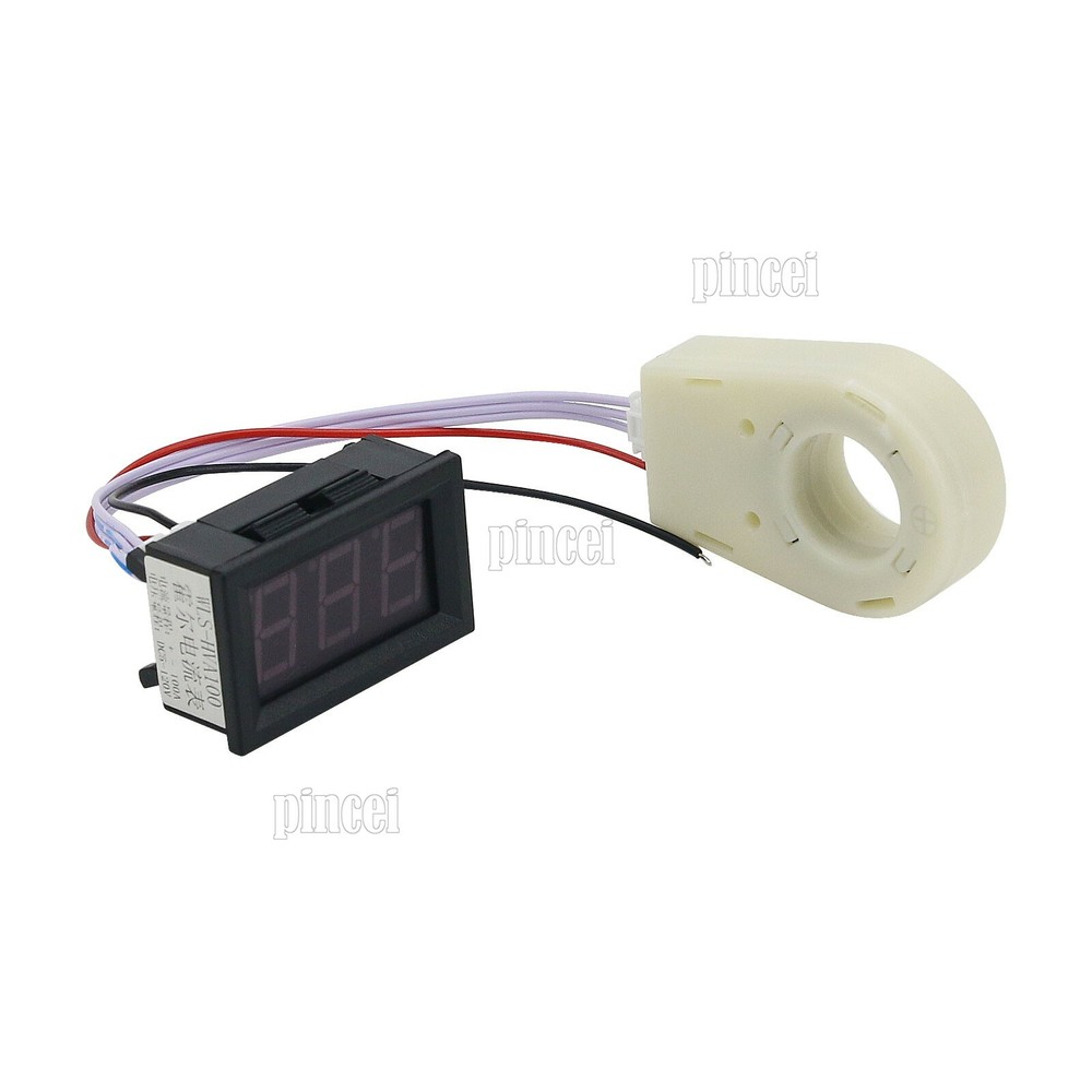 DC 100A Hall Current Voltmeter Isolated 0.56 inch Digital Voltage Current Meter