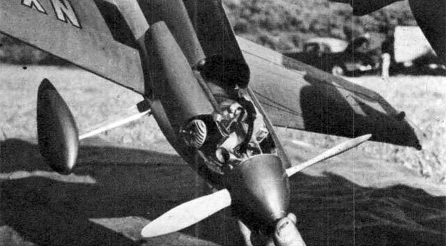 Model Airplane Plans (UC): Long Midget Scale 32" Goodyear Racer .29-.32 Engine