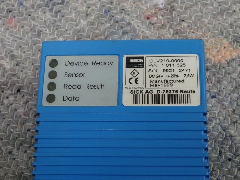 Sick Barcode Scanner CLV210-0000 1011625