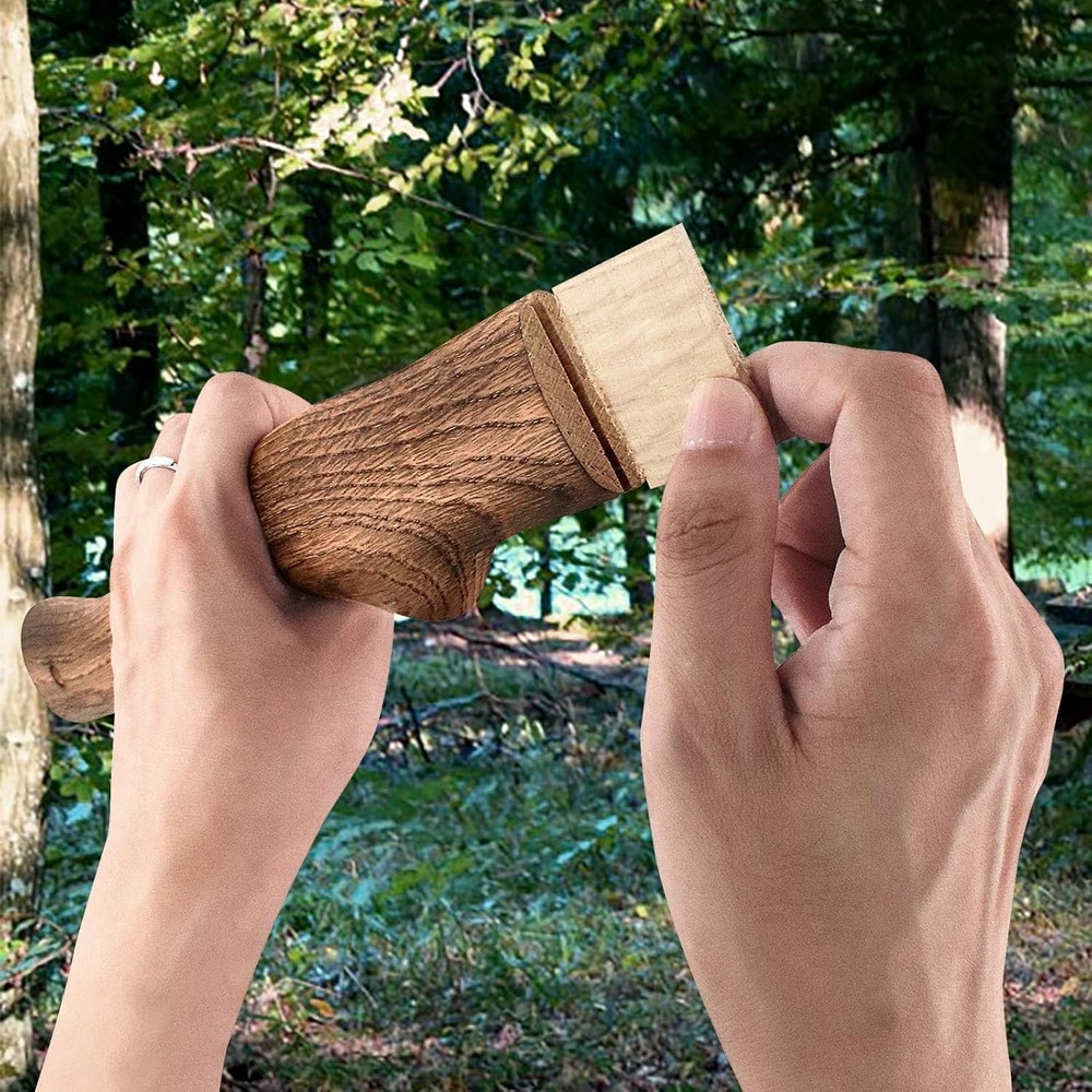 2 Pack Beech Wood Axe Handles Replacement 15.7" Hatchet Axe Camping Axes &