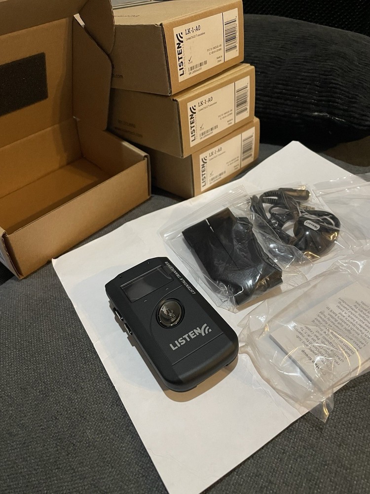 Listen Technologies ListenTALK LK-1-A0 Transceiver Black