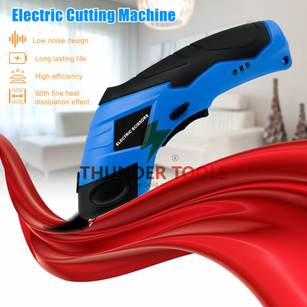 Thunder Tools Handheld Electric Cloth Cutter Portable Fabric Cutting Machine