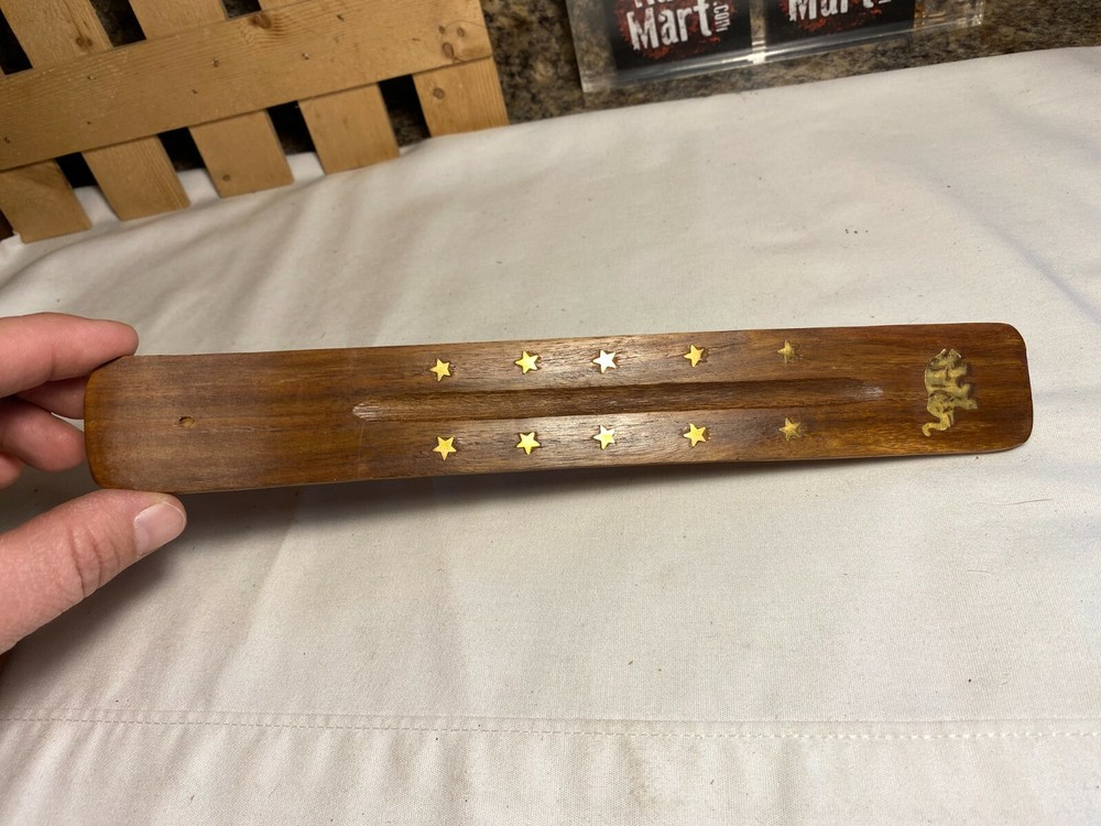 Wooden Incense Stick Holder Ash Catcher