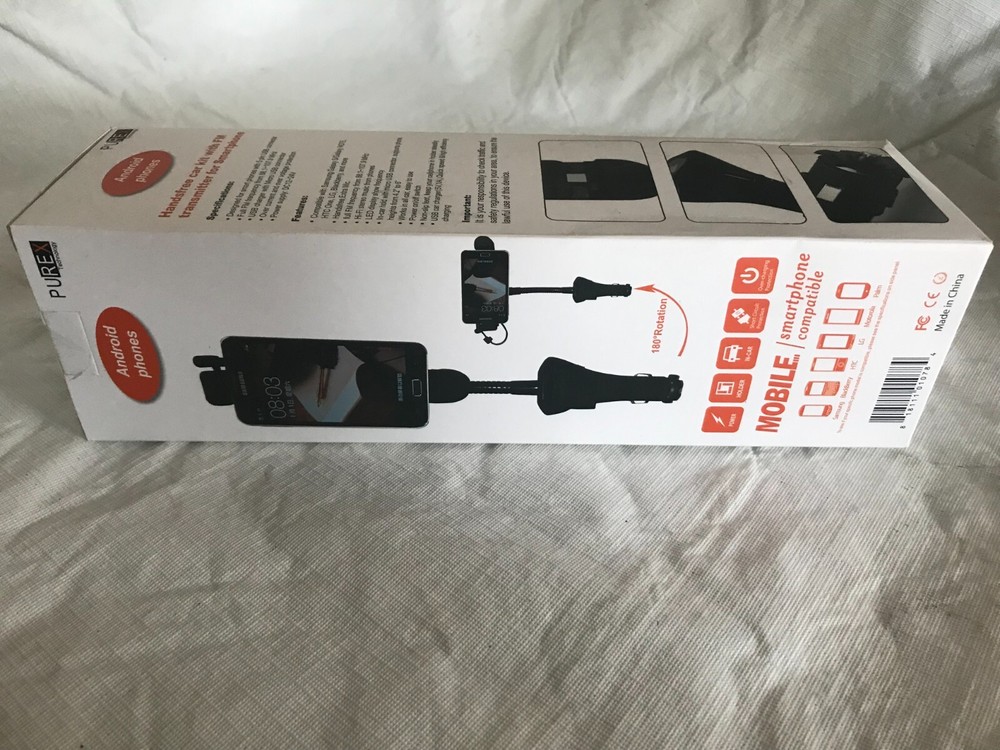 PureX Handsfree Car kit with FM Transmitter for Android DLX-28S5
