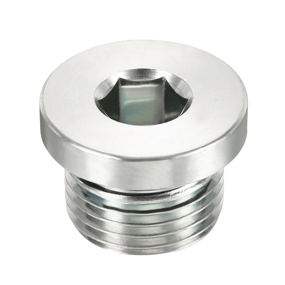 G1/2 Pipe Plug, Great for Terminate Pipe Ends (Silver)