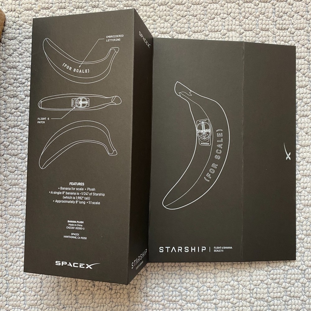 Space X Flight 6 Banana Plush
