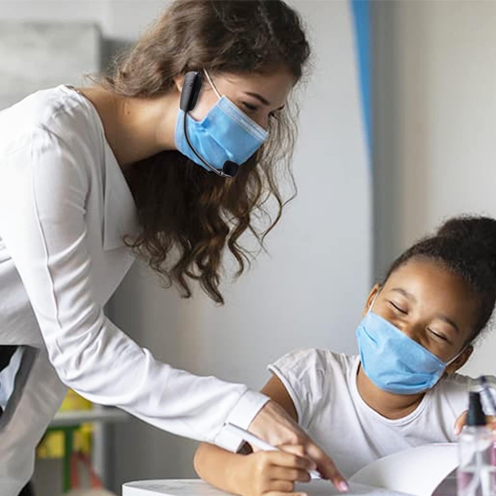 UHF Wireless Microphone Headset System - 160ft Range for Clear Audio Performance