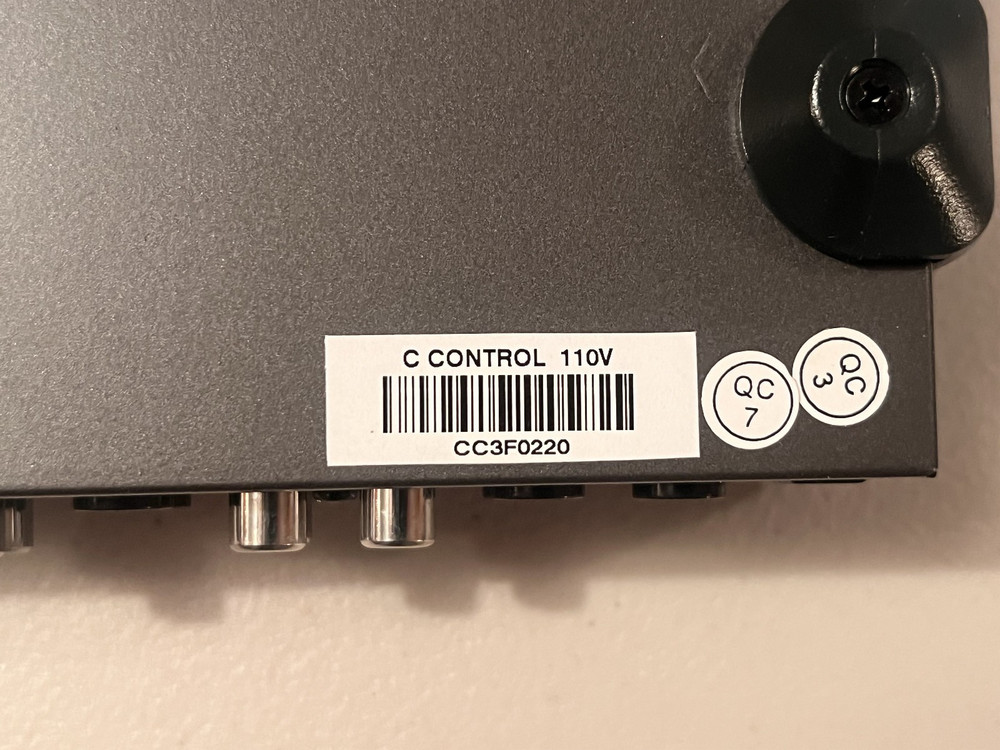 SAMSON C AUDIO CONTROL CONTROL ROOM MATRIX SELECTOR