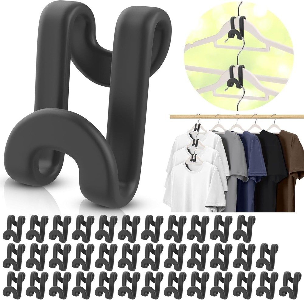 Space Saving Hanr Hooks, Plastic Clothes Hanr Cector Hooks, Heavy