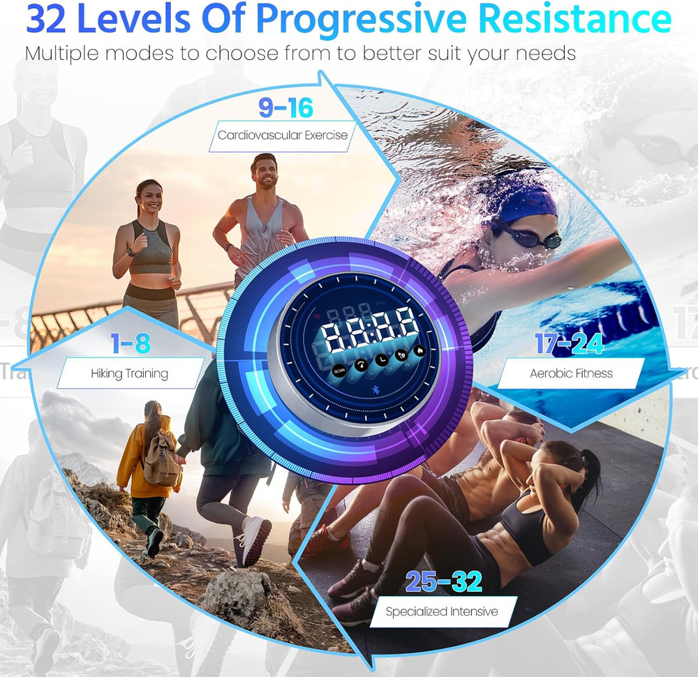 Elliptical Machine, Cross Trainer for Home Use with Hyper-Quiet Electromagnetic