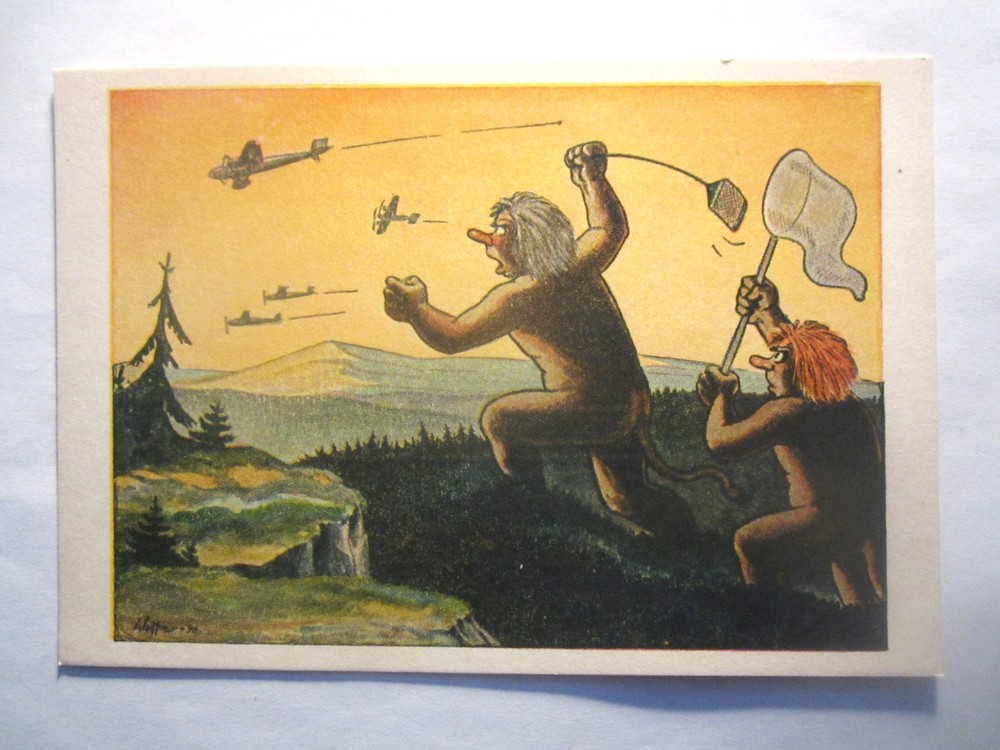 WWII NORWAY WINGFORSS PROPAGANDA POSTCARD