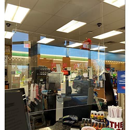 Nemco 69798 - Hanging Easy Shield - Customer-Service Panel - 36"Wx24"H