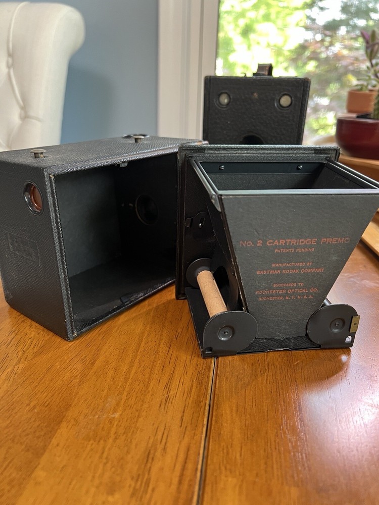 Two Vintage Box Cameras