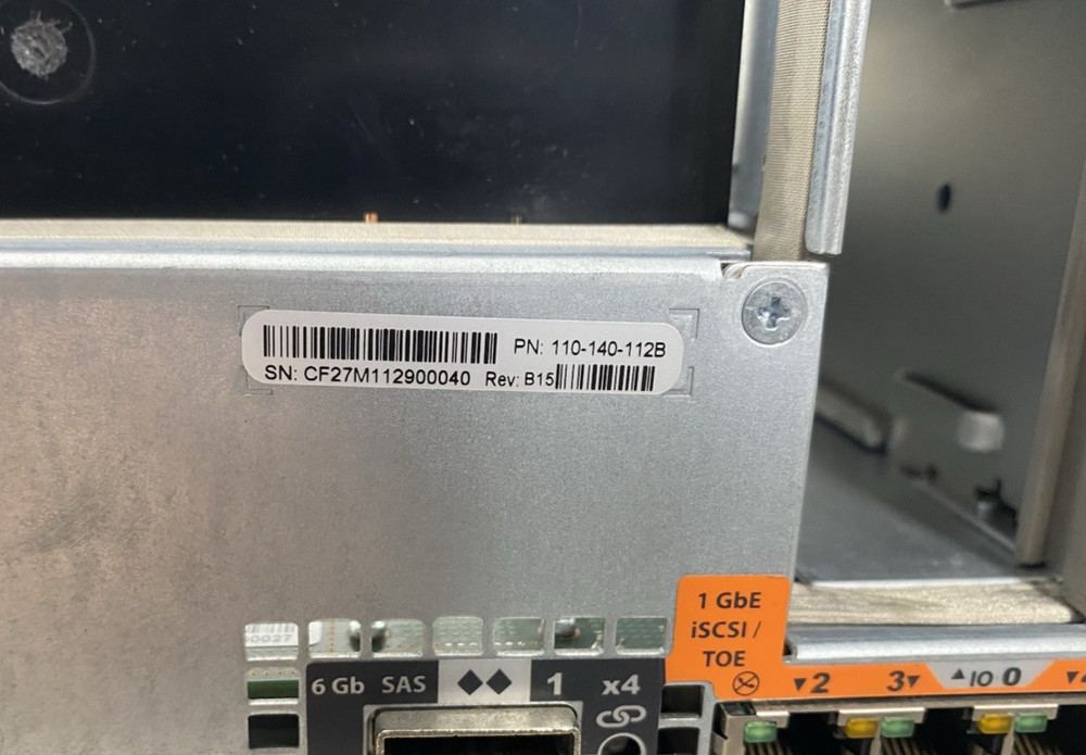 EMC Controller 110-140-112B Vnxe3300 2.13Ghz Storage Processor 12GB RAM Diskless