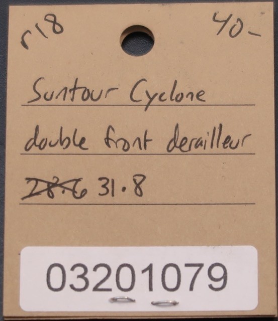 Suntour Cyclone double front derailleur 31.8