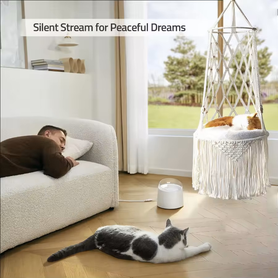 Hanging Macrame Cat Hammock Bed, Hanging Cat Bed with Cushion