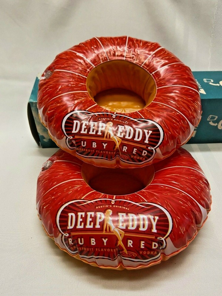 Deep Eddy Ruby Red Grapefruit Vodka Drink Beverage Pool Floats Cocktail Barware