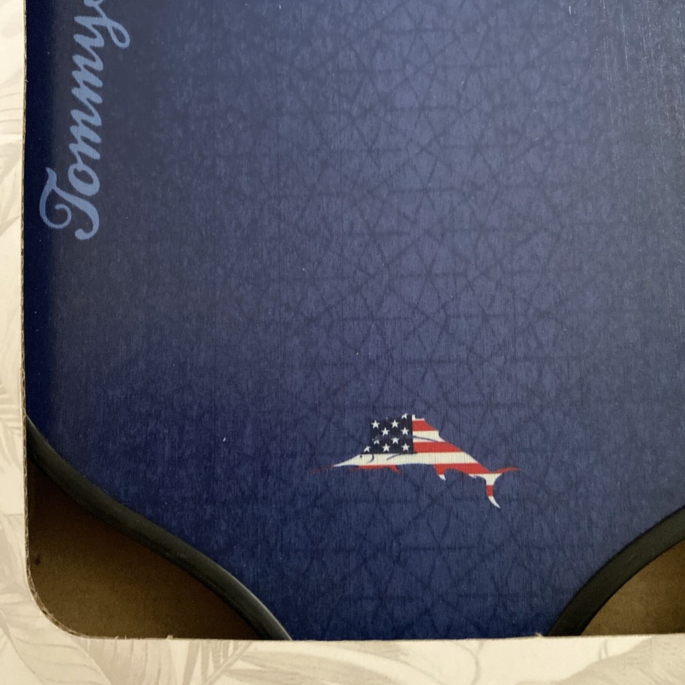 New! Tommy Bahama Pickleball Paddle Textured Surface Blue