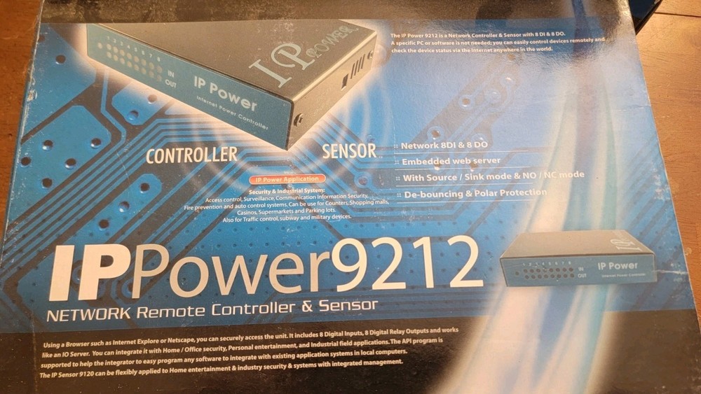 IP Power 9258 Network Remote Control & Sensor