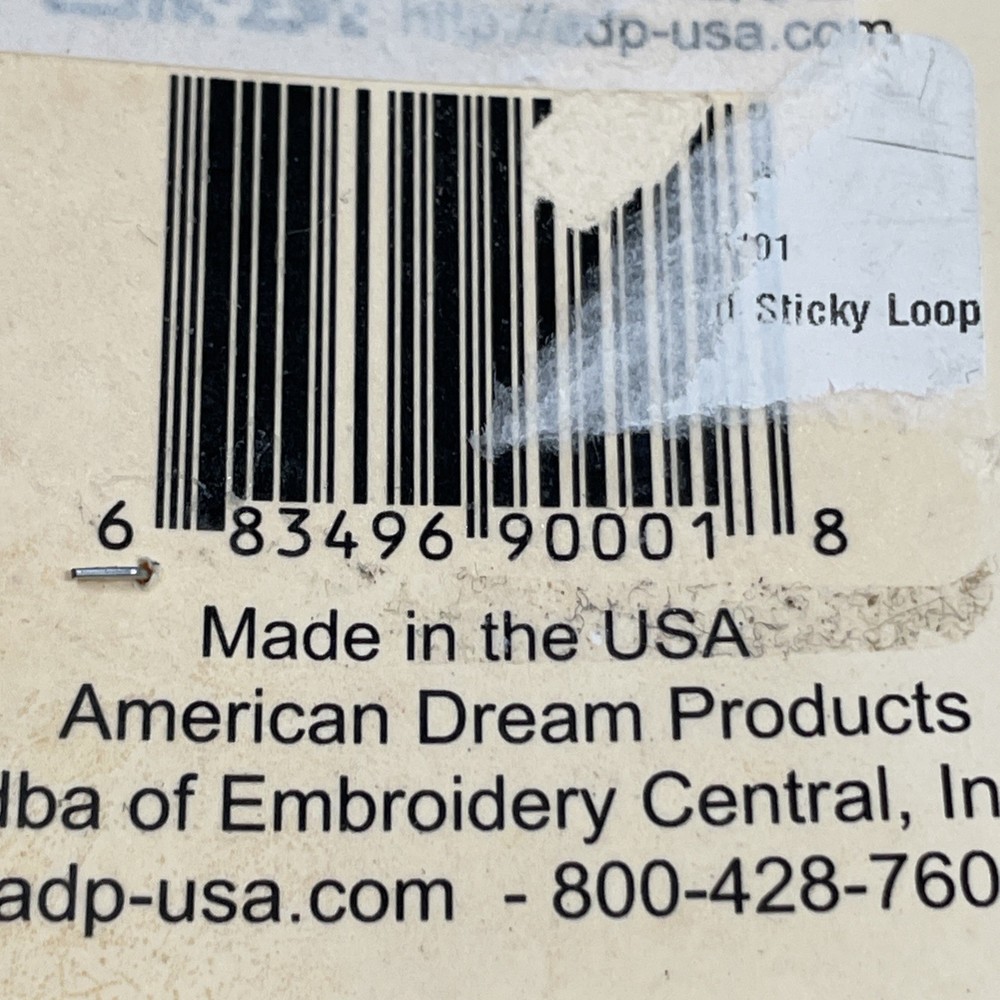 Needlework Scroll Frame E-Z Stitch No Baste tape for Scroll Rods American Dream