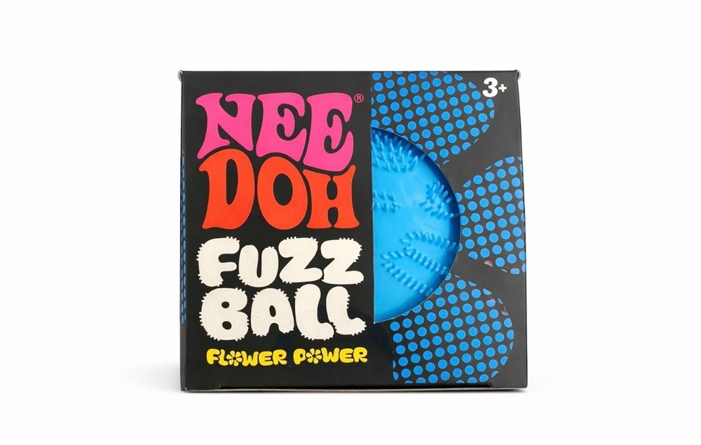 🌼 NeeDoh Fuzz Ball – Flower Power Edition 🌼