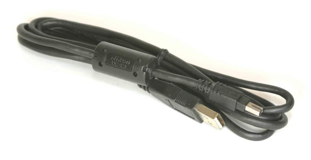 NIKON UC-E3 USB Camera Cable 6FT Genuine NIKON OEM NOS
