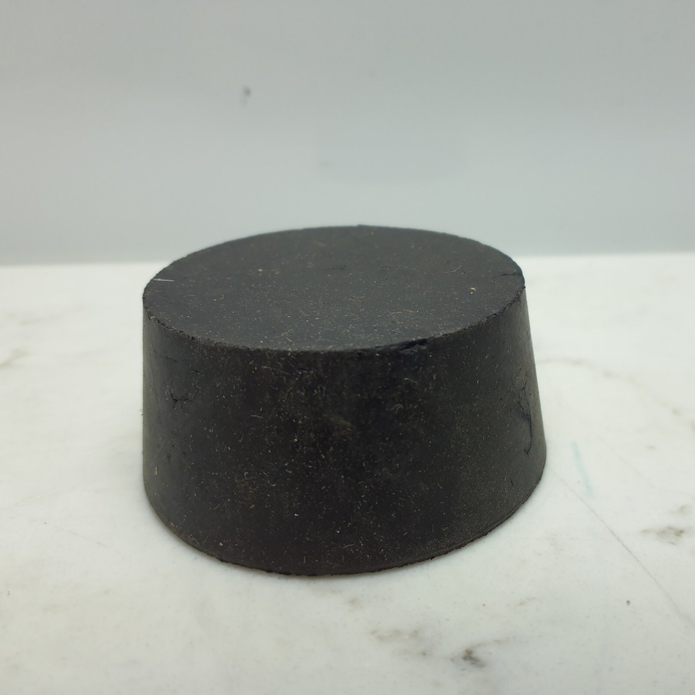 6Pk Cole-Parmer Essentials 62990-38 Solid Black Rubber Stoppers Standard Size 11