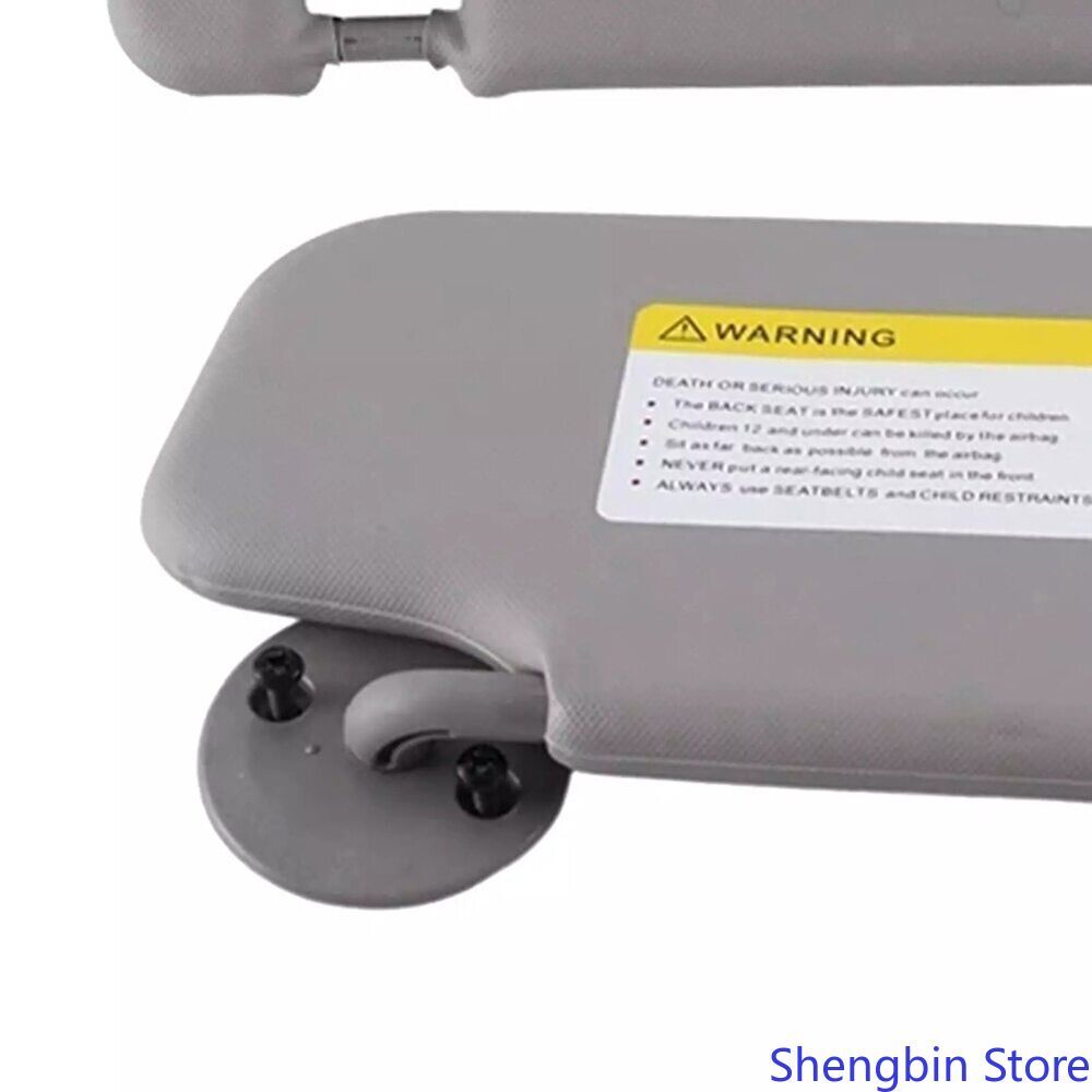 Replacement Sun Visor Set for Chevrolet Driver & Passenger Side Gray