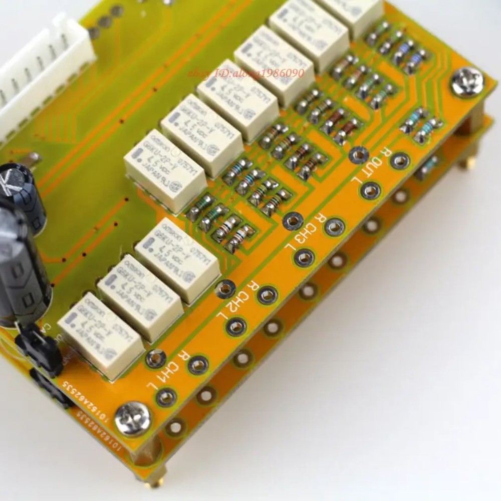 Assembeld Hi End 64 Steps Relay Remote Volume Control Board (Balance Version)