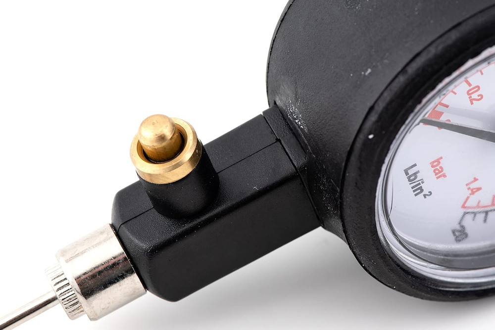 Pressure Gauge with Easy Release Button for Accurate Readings
