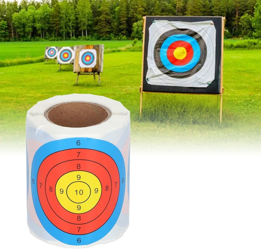 Target Stickers Roll, 3 Inches Self Adhesive 200 Sheets Multiple Colors 3"