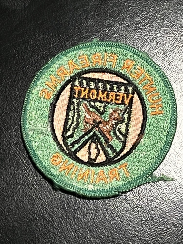 VINTAGE “VERMONT HUNTER FIREARMS TRAINING" PATCH