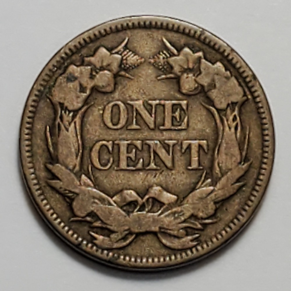 #2 Very Fine++ Low Mintage 1857 Flying Eagle Cent