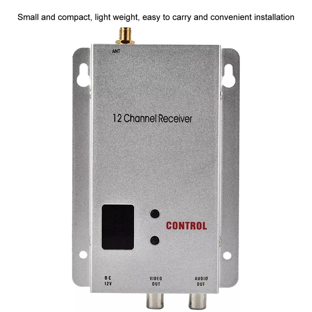 Long-Range Wireless Audio/Video Transmitter-Receiver Surveillance Accessories