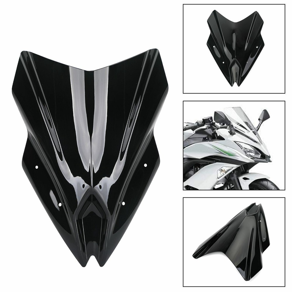 Windscreen Windshield ABS Plastic Durable Fits For Kawasaki Ninja 650 2017-19