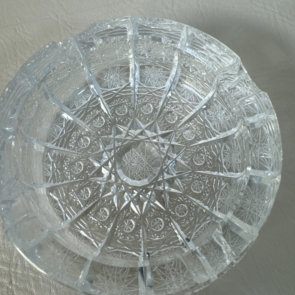 Crystal Clear Ashtray 4 1/2 Inch