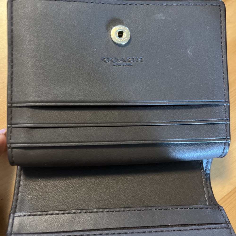 財布　coach ウォレット　ブラウン