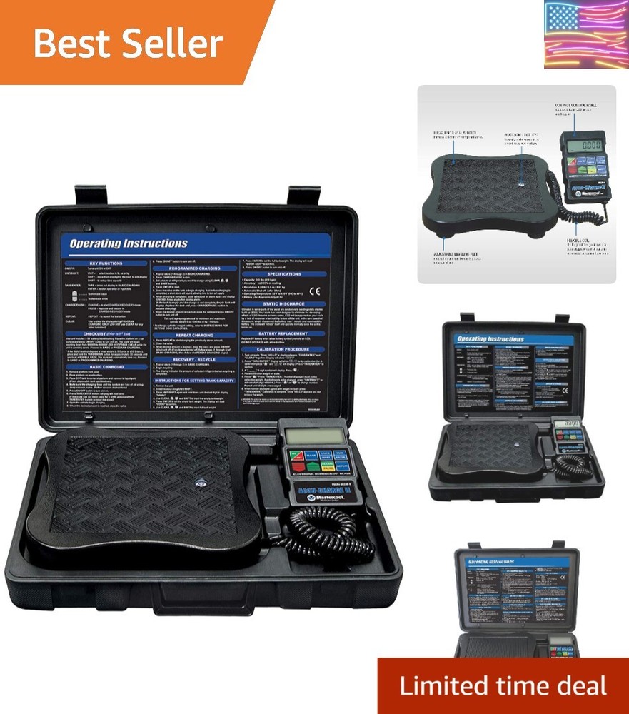 Electronic Refrigerant Scale, Black