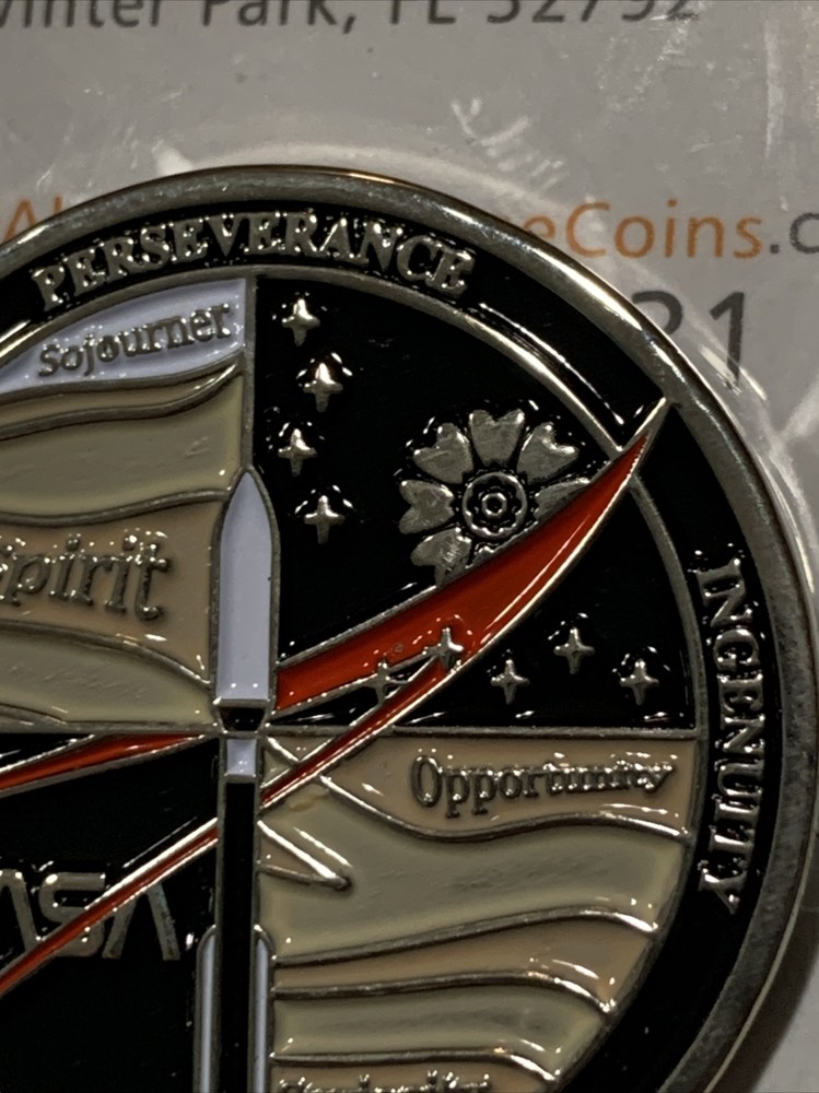 Mars 2020 Perseverance Rover Challenge Coin- ULA INGENUITY