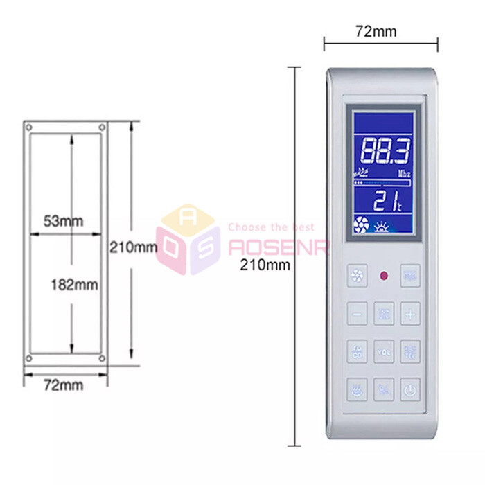 Multi-function KL-801 Steam Room Controller +Fan+ 3KW Generator+Speaker