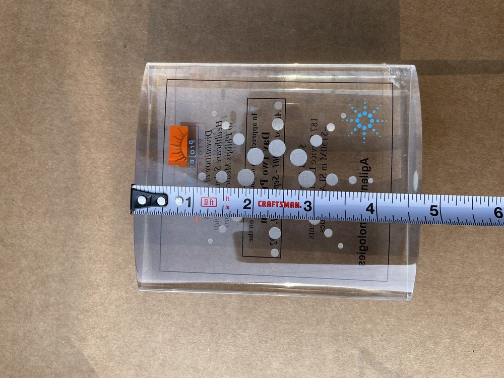 AGILENT TECHNOLOGIES DAY TWO PROGRAM SALES REVENUE COMMEMORATIVE PAPER WEIGHT