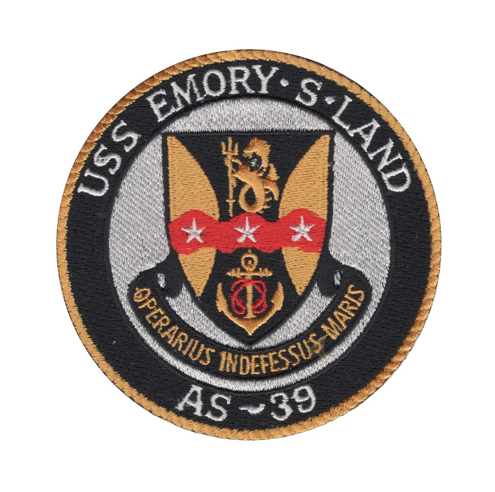 USS Emory S Land AS-39 Patch