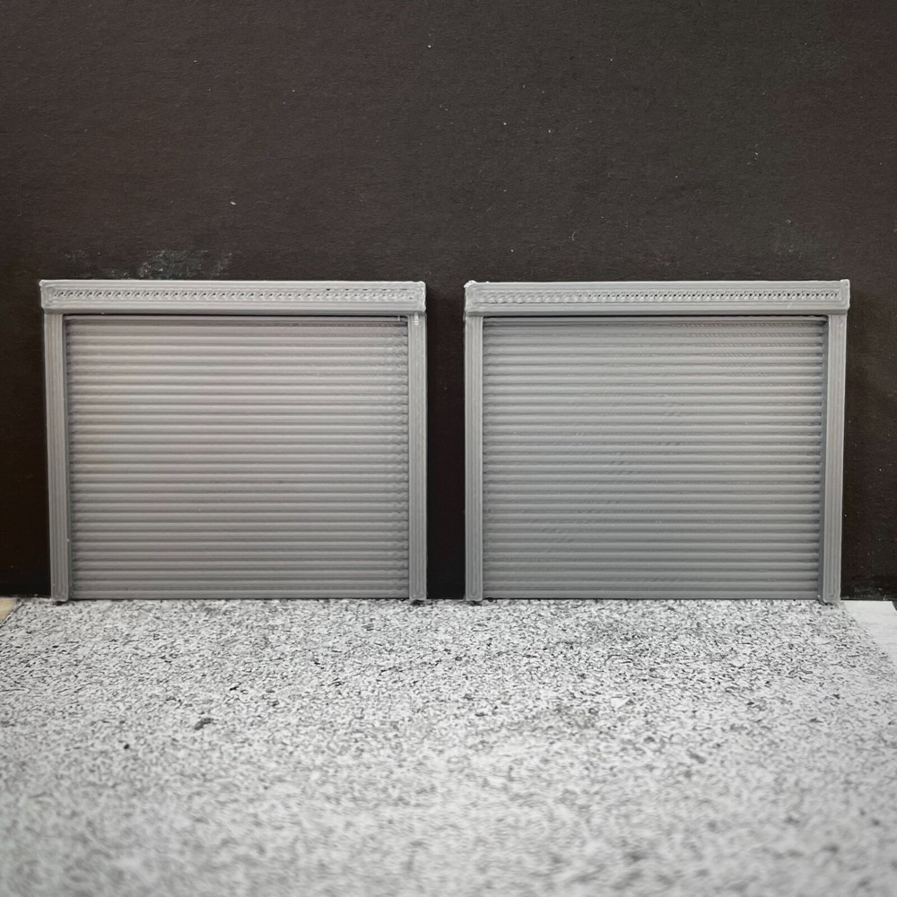 1:64 Scale Model Diorama Garage Workshop Doors Gates