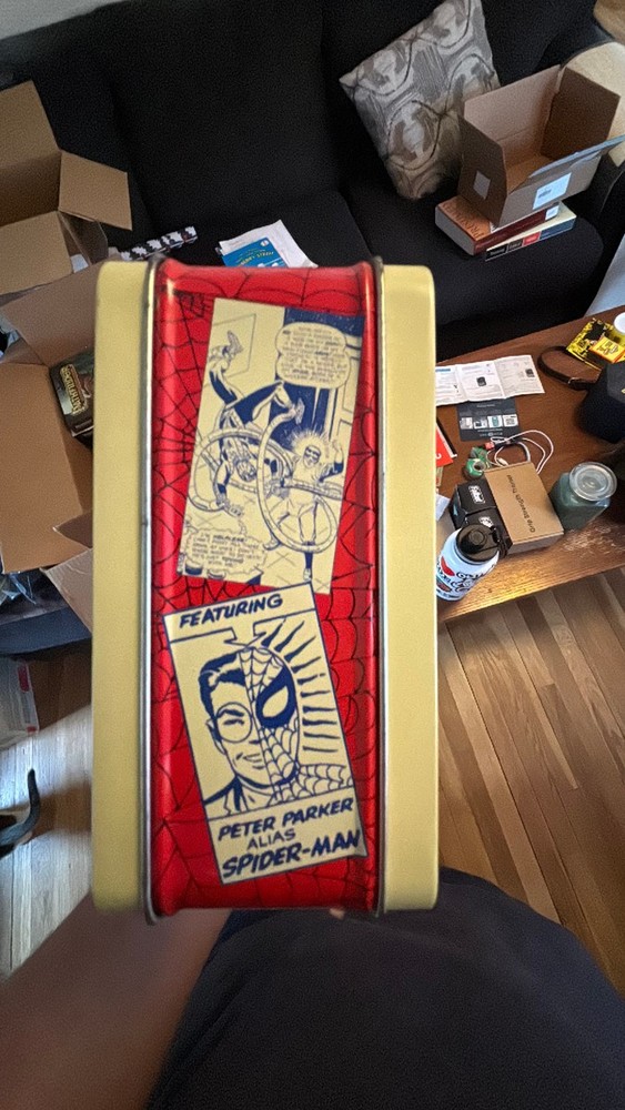 Marvel Spiderman Vintage Tin Lunch Box
