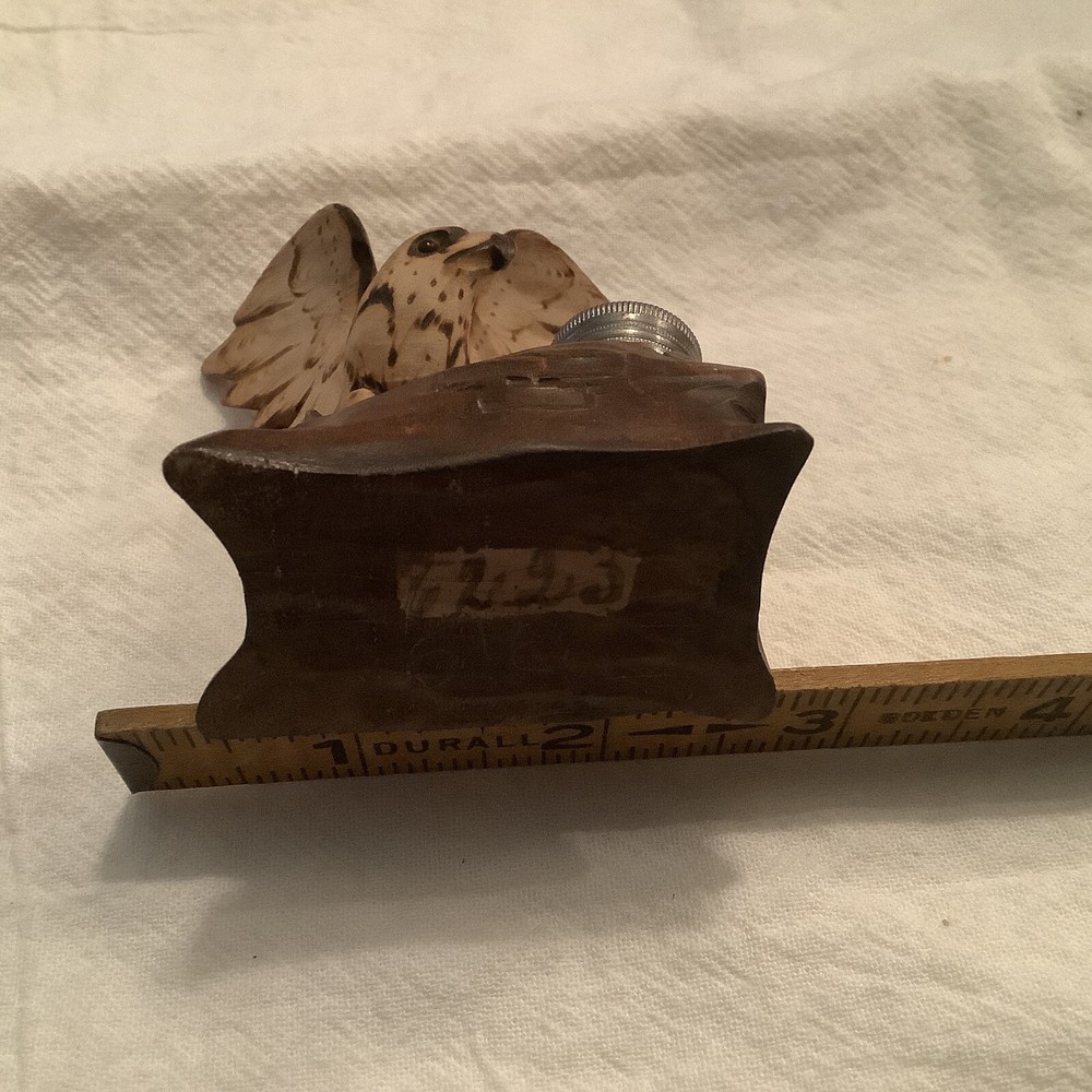 Antique Black Forest Eagle, Thimble Holder