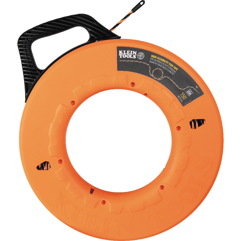 Klein Tools 50376 High Flex Polyester Fish Tape, 150-Foot