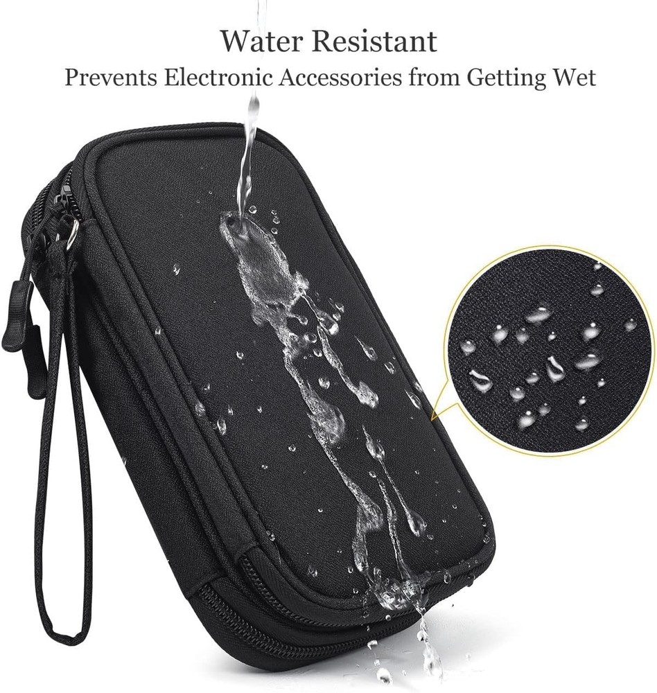 Electronics Accessories Organizer Pouch Bag, Travel Universal Organizer